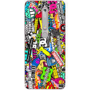 Чехол Uprint Nokia 6 2018 Multicolored Inscriptions