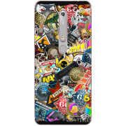 Чехол Uprint Nokia 6 2018 CS:Go Stickerbombing