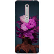 Чехол Uprint Nokia 6 2018 Exquisite Purple Flowers