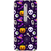 Чехол Uprint Nokia 6 2018 Halloween Purple Mood