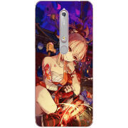 Чехол Uprint Nokia 6 2018 Genshin Ёимия с огоньком