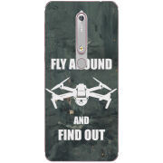 Чехол Uprint Nokia 6 2018 Дрон Fly Around