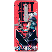 Чехол Uprint Nokia 6 2018 Valorant Jett