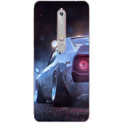 Чехол Uprint Nokia 6 2018 Silver Car