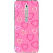 Чехол Uprint Nokia 6 2018 Sugar Hearts