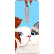 Чехол Uprint Nokia 6 2018 Wondering Cat