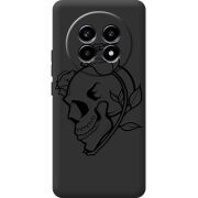 Чорний чохол BoxFace Realme 13 Pro 5G Skull and Roses
