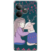 Чохол BoxFace Realme GT 6 Girl and deer