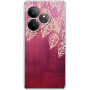Чохол BoxFace Realme GT 6 Gold Leaves