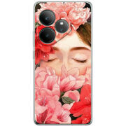 Чохол BoxFace Realme GT 6 Girl in Flowers