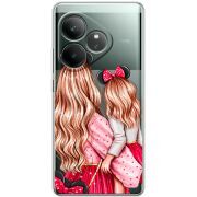 Прозорий чохол BoxFace Realme GT 6 Mouse Girls