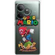 Прозорий чохол BoxFace Realme GT 6 Super Mario