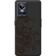 Чорний чохол BoxFace Realme GT Neo 3 Chinese Dragon