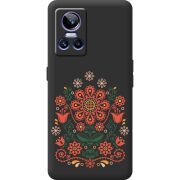 Чорний чохол BoxFace Realme GT Neo 3 Ukrainian Ornament