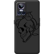 Чорний чохол BoxFace Realme GT Neo 3 Skull and Roses
