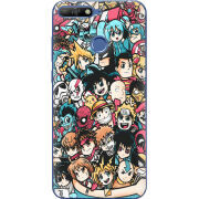 Чехол Uprint Huawei Y6 Prime 2018 / Honor 7A Pro Anime Stickers