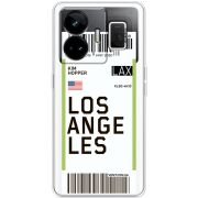 Прозорий чохол BoxFace Realme GT3 Ticket Los Angeles