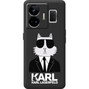 Чорний чохол BoxFace Realme GT3 Cat in Black