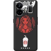 Чорний чохол BoxFace Realme GT3 RedWhite Coffee