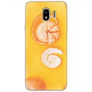 Чехол U-print Samsung J400 Galaxy J4 2018 Yellow Mandarins
