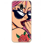 Чехол U-print Samsung J400 Galaxy J4 2018 Pink Girl