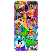 Чехол U-print Samsung J400 Galaxy J4 2018 friends brawl stars