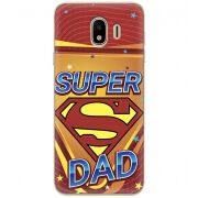 Чехол U-print Samsung J400 Galaxy J4 2018 Super Dad