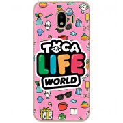 Чехол U-print Samsung J400 Galaxy J4 2018 Toca Boca Life World