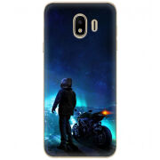 Чехол U-print Samsung J400 Galaxy J4 2018 Motorcyclist