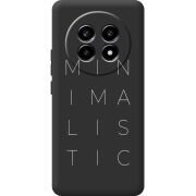 Чорний чохол BoxFace Realme 13 Pro Plus Minimalistic