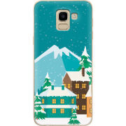 Чехол U-print Samsung J600 Galaxy J6 2018 Winteforest