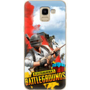 Чехол U-print Samsung J600 Galaxy J6 2018 PLAYERUNKNOWN'S BATTLEGROUNDS