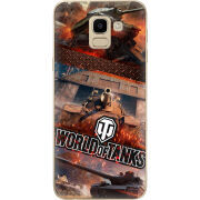 Чехол U-print Samsung J600 Galaxy J6 2018 World Of Tanks