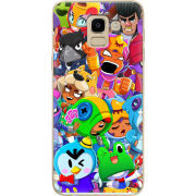 Чехол U-print Samsung J600 Galaxy J6 2018 friends brawl stars