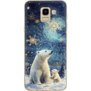 Чехол U-print Samsung J600 Galaxy J6 2018 Північні ведмеді