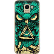 Чехол U-print Samsung J600 Galaxy J6 2018 Masonic Owl