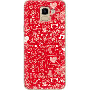 Чехол U-print Samsung J600 Galaxy J6 2018 Happy Valentines