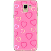 Чехол U-print Samsung J600 Galaxy J6 2018 Sugar Hearts