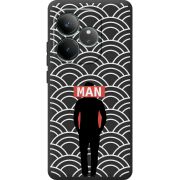 Чорний чохол BoxFace Realme GT Neo 6 SE Man Pattern