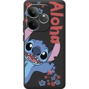 Чорний чохол BoxFace Realme GT Neo 6 SE Гавайський гість Stich