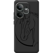 Чорний чохол BoxFace Realme GT Neo 6 SE Horse
