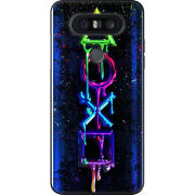 Чехол U-print LG Q8 Graffiti symbols