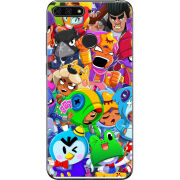 Чехол U-print Honor 7c friends brawl stars
