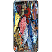 Чехол U-print Honor 7c Sea Fish