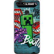Чехол U-print Honor 7c Minecraft Graffiti