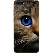 Чехол U-print Honor 7c Cat's Eye
