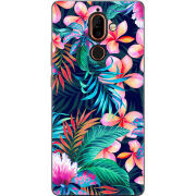 Чехол U-print Nokia 7 Plus flowers in the tropics