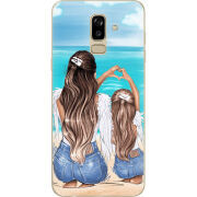 Чехол U-print Samsung J810 Galaxy J8 2018 Family Vacation