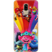 Чехол U-print Samsung J810 Galaxy J8 2018 Trolls