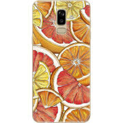 Чехол U-print Samsung J810 Galaxy J8 2018 Citrus Pattern